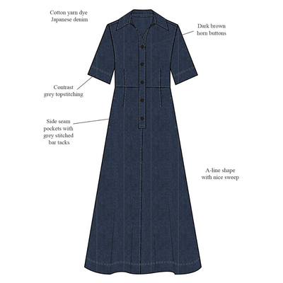 Amelia Denim Dress