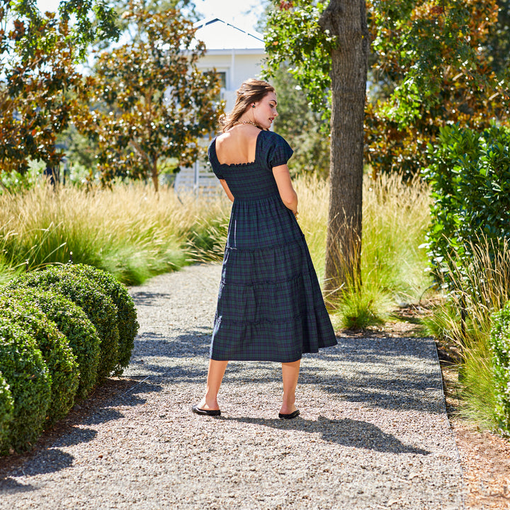 The Lily - Blackwatch, Moody Floral, and Red Plaid Long Dress